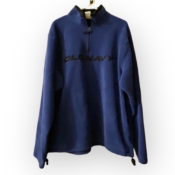 Old Navy Sweatshirt Unisex Size X-Large Blue 1/4 Zip - Picture 1 of 11